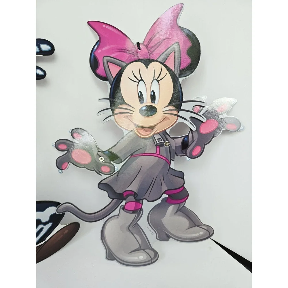 Disney‎ Halloween wall decor hanging jointed New Goofy Mickey Minnie lot of 3